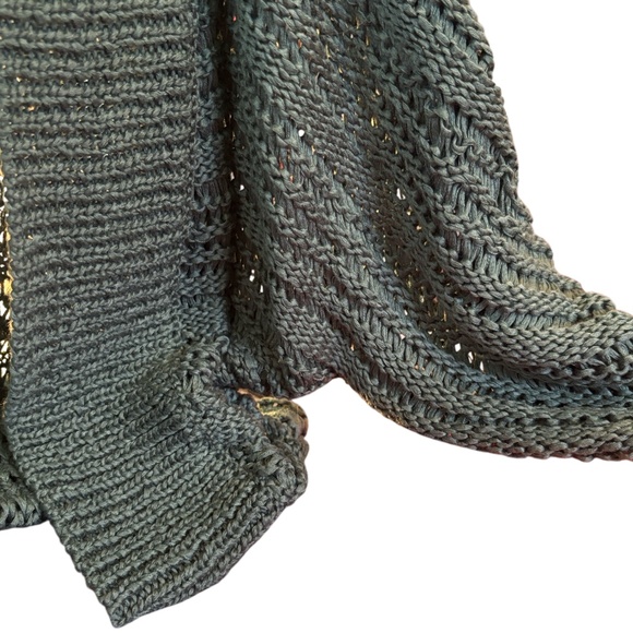 a.n.a Women's Open-Front Cardigan - Army Green - Picture 7 of 8